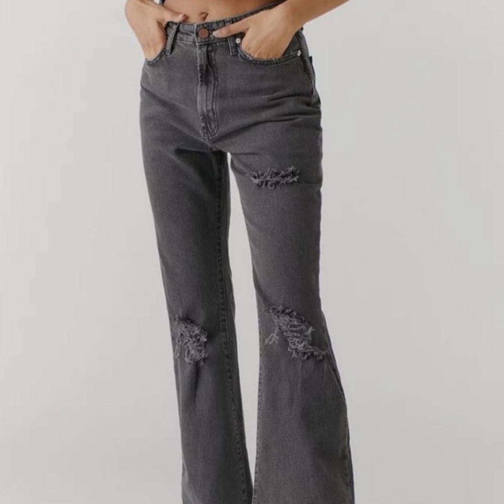 BDG Stretch High Rise Flare Jeans from Urban Outfitters